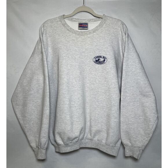 VTG Care Mel Bay Company Hanes Ultimate Cotton Sweater Size Large - Picture 1 of 9